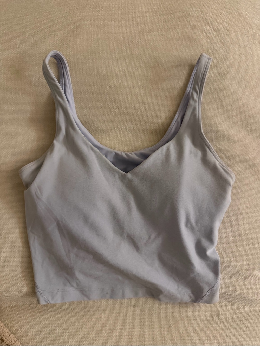 lululemon athletica Light Lavender Tank Top